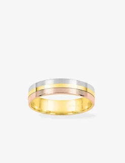 Alliance 5 mm 3 ors 375‰ - Mariage