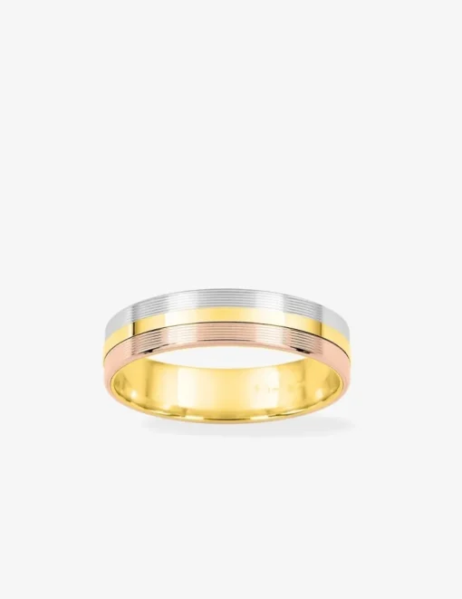 Alliance 5 mm 3 ors 375‰ - Mariage