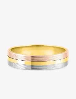 Alliance 5 mm 3 ors 375‰ - Mariage