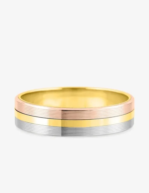 Alliance 5 mm 3 ors 375‰ - Mariage