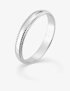 Alliance 3 mm en or blanc 750 ‰ - Mariage