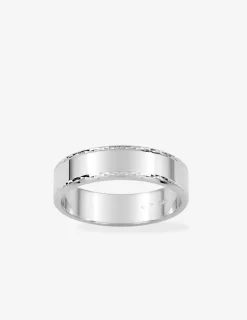 Alliance anémone argent rhodié 925 ‰ 5 mm SO OR