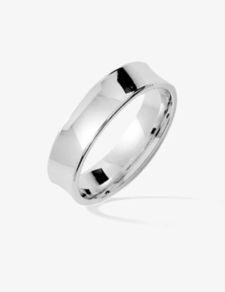 Alliance concave confort or blanc 750‰ 5 mm SO OR