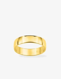 Alliance demi-bombée 4,5 mm or jaune 750‰ SO OR