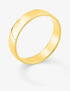 Alliance demi-bombée légère en or 750‰ - Mariage