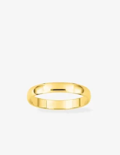 Alliance demi-jonc 3 mm or jaune 750‰ - Mariage