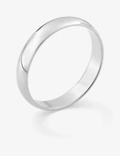 Alliance demi-jonc 3,5 mm or blanc 750‰ SO OR