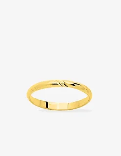 Alliance demi-jonc 2 mm or jaune 750‰ SO OR