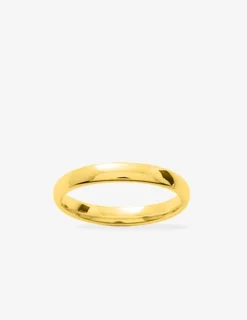Alliance demi-jonc confort 3 mm or jaune 750‰ SO OR