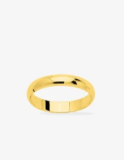 Alliance demi-jonc en or 750‰ - Mariage