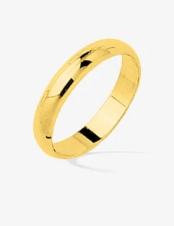 Alliance demi-jonc en or 750‰ - Mariage