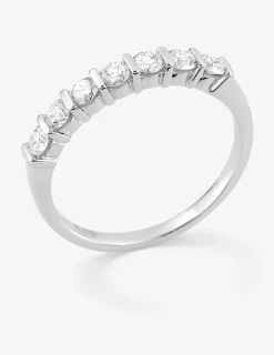 Alliance demi-tour en or blanc 750 ‰ et diamants 0,50 ct SO OR