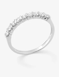 Alliance demi-tour en or blanc 750 ‰, diamants 0,36 ct SO OR