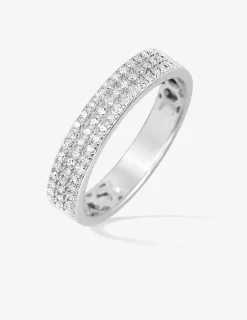 Alliance en or blanc 750 ‰ et diamants 0,18 ct SO OR