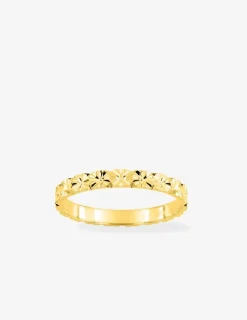 Alliance fantaisie 2,5 mm en or jaune 750 ‰ - Mariage