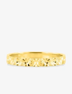 Alliance fantaisie 2,5 mm en or jaune 750 ‰ - Mariage