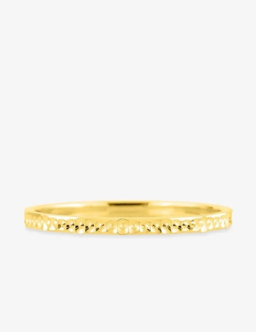 Alliance fantaisie 1,5 mm en or jaune 750 ‰ - Mariage