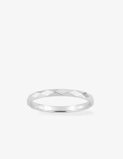 Alliance fantaisie en or blanc 750 ‰ SO OR