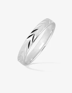 Alliance fantaisie en or 750‰ - Mariage