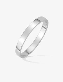 Alliance fonte ruban argent rhodié 925 ‰ 2,5 mm SO OR