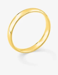 Alliance jonc parisien 3 mm en or jaune 750 ‰ - Mariage
