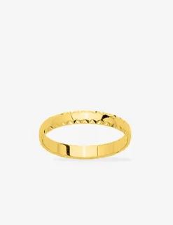 Alliance liseré or jaune 750‰, 3 mm - Mariage