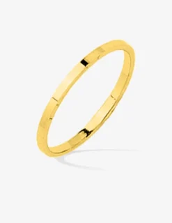 Alliance or 750 ‰ jaune ruban 1,5 mm - Mariage