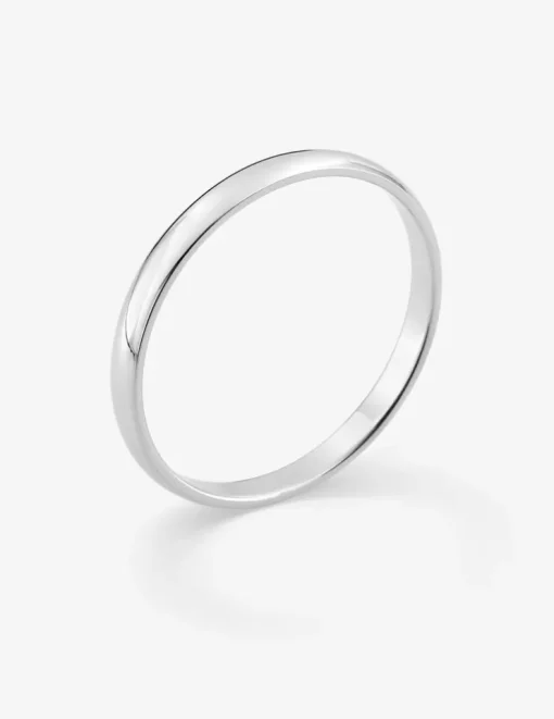 Alliance or blanc 375 ‰ 2 mm - Mariage