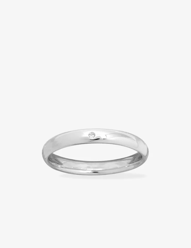 Alliance or blanc 750 ‰ 3 mm - Mariage