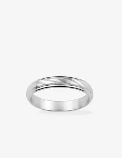 Alliance or blanc 750 ‰ classique - Mariage