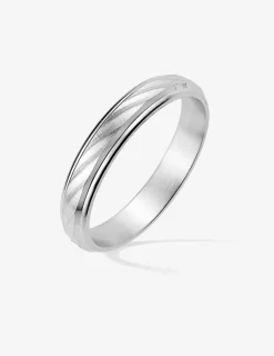 Alliance or blanc 750 ‰ classique - Mariage