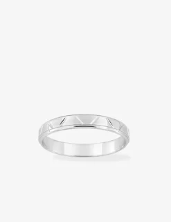 Alliance or blanc 750 ‰ classique - Mariage