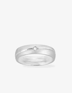 Alliance or blanc 750 ‰ confort 5 mm - Mariage
