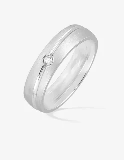 Alliance or blanc 750 ‰ confort 5 mm - Mariage
