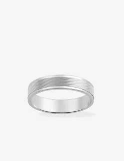 Alliance or blanc 750 ‰ contemporaine - Mariage