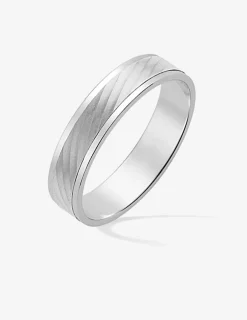 Alliance or blanc 750 ‰ contemporaine - Mariage