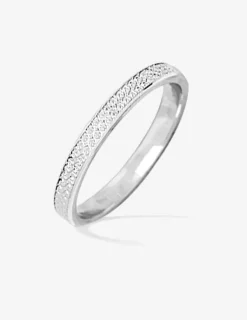 Alliance or blanc 750 ‰ contemporaine - Mariage