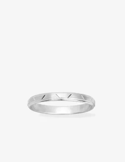 Alliance or blanc 750 ‰ contemporaine - Mariage