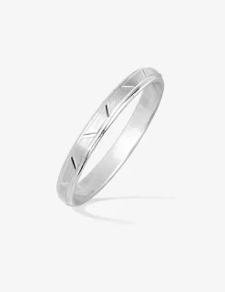Alliance or blanc 750 ‰ contemporaine - Mariage