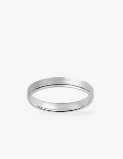 Alliance or blanc 750 ‰ contemporaine - Mariage