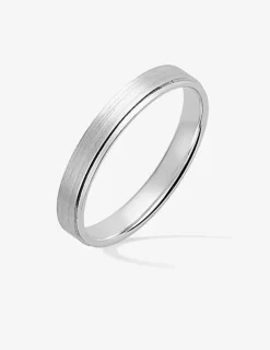 Alliance or blanc 750 ‰ contemporaine - Mariage