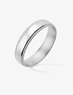 Alliance or blanc 750 ‰ contemporaine - Mariage