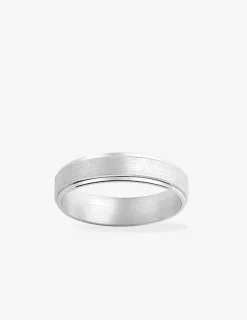 Alliance or blanc 750 ‰ contemporaine - Mariage