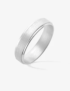 Alliance or blanc 750 ‰ contemporaine - Mariage