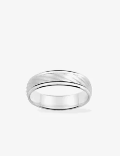 Alliance or blanc 750 ‰ contemporaine - Mariage