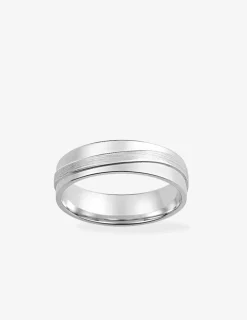 Alliance or blanc 750 ‰ contemporaine - Mariage