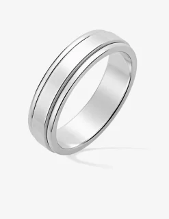 Alliance or blanc 750 ‰ contemporaine - Mariage