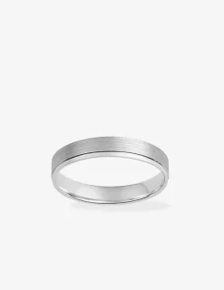 Alliance or blanc 750 ‰ contemporaine - Mariage