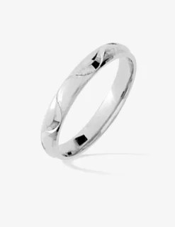Alliance or blanc 375 ‰ demi-jonc - Mariage
