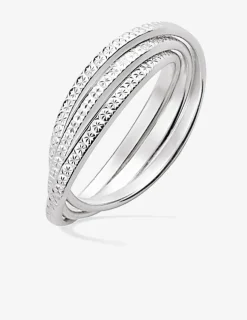 Alliance or blanc 750 ‰ effet triple - Mariage